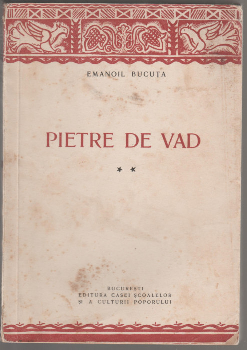 Emanoil Bucuta - Pietre de vad (vol. II, III)