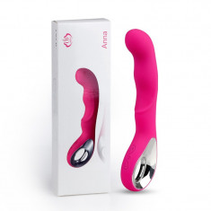 Vibrator Carambit roz cu inel, stimulator orgasmic, cod produs gsv-06