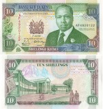 Kenya 1991 - 10 shillings, XF