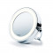 Oglinda cosmetica cu iluminare Beurer, LED, 11 cm, marire 5x