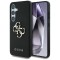 Husa originala Guess Samsung Galaxy S25 Hardcase 4G Grained Big and Classic Logo, negru, GUHCS25SPGT4MBK