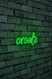 Decoratiune luminoasa LED, Create, Benzi flexibile de neon, DC 12 V, Verde, Neon Graph