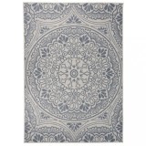 VidaXL Covor de exterior, model albastru, 120x170 cm, țesătură plată