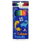 Cumpara ieftin Set creioane colorate Starpak, Dino, 12 culori