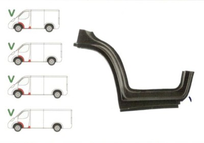 Prag Peugeot Boxer, 09.2006-08.2014 / Citroen Jumper 09.2006-08.2014 / Fiat Ducato (250) 09.2006-08.2014, Ram Promaster 02.2013-09.2014, sub Usa Fata foto