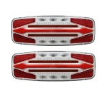 Cumpara ieftin Set stopuri LED cu 5 functii pentru remorca camion - marker neon, frana, semnalizare dinamica, marsarier si ceata, 12V-24V