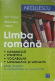LIMBA ROMANA. GRAMATICA, FONETICA, VOCABULAR, ORTOGRAFIE SI ORTOEPIE-ION POPA, MARINELA POPA-338529