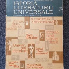 ISTORIA LITERATURII UNIVERSALE. Manual clasa a XI-a - Barbu, Drimba