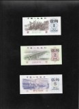 Set Bancnote China 1, 2, 5 Jiao UNC (Posibil False) - Colectie Numismatica