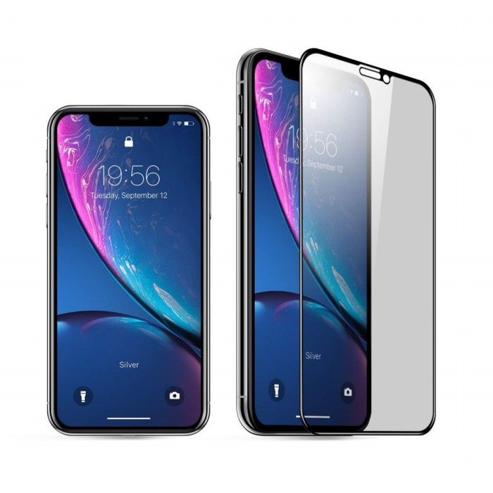Folie de sticla Apple iPhone 11, 5D FULL GLUE Negru