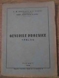 Genurile Prozaice Tablou - C.M. Rapeanu, C. Enciu (1946, Ploiesti) - Carte Beletristica Romana