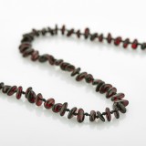 Cumpara ieftin Colier din chihlimbar pentru copii BabyJem (Culoare: Rosu)