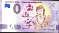 NOU : RAR : 0 EURO SOUVENIR - POLONIA - FOTBALISTUL L. CMIKIEWICZ - 2021.5 - UNC foto