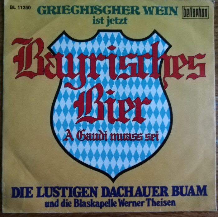 Disc Vinil 7 # Bayrisches Bier Odeon BL 11350