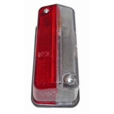 Lampa de pozitie alb/rosu cu bec
