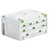 Festool SYS 3-SORT/9 - Valiza speciala SYSTAINER 395x295x210 mm gama mixta de scule
