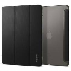 Husa TPU Spigen LIQUID AIR Folio pentru Apple iPad Pro 12.9 (2021), Neagra ACS02884