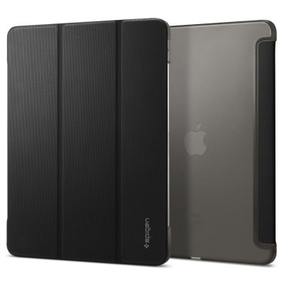 Husa TPU Spigen LIQUID AIR Folio pentru Apple iPad Pro 12.9 (2021), Neagra ACS02884 foto