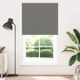 VidaXL Jaluzea cu role opace gri 125x230 cm lățime material 121,6 cm
