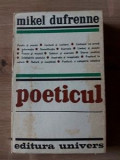 Poeticul Mikel Dufrenne Coperta patata