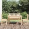 vidaXL Set de dining pentru grădină, 4 piese, lemn masiv de pin 3154689