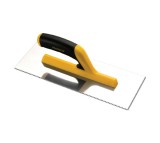 Gletiera profesionala Dekor cu zimti mici, otel, maner ergonomic, 300 x 120 mm