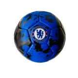 Minge fotbal Chelsea Londra, albastru negru, marime 5