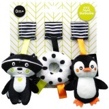 Set 3 jucarii GaGaGu - Raton, pinguin si gogoasa