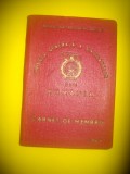 HOPCT CARNET DE MEMBRU SINDICAT-UGSR -CISMAR 1968 [ 2 ] - ROMANIA