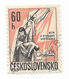 Cehoslovacia - Pace pentru Vietnam, 1967 - obliterat