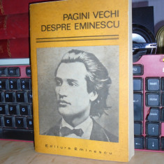 GH. BULGAR - PAGINI VECHI DESPRE EMINESCU , 1976 , DEDICATIE PENTRU EUGEN BARBU*