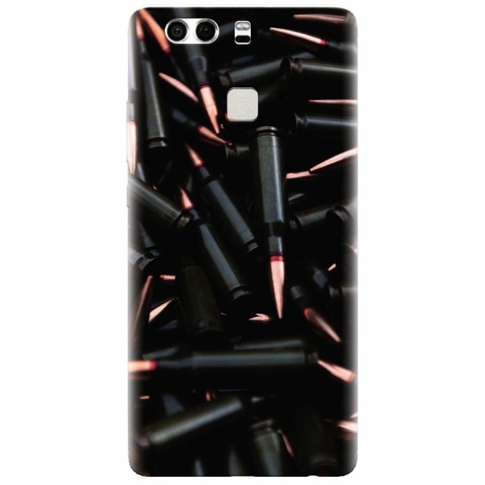 Husa silicon pentru Huawei P9 Plus, Ammunition Bullets