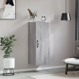 VidaXL Dulap de perete, gri sonoma, 34,5x34x90 cm, lemn prelucrat