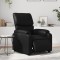 vidaXL Fotoliu rabatabil electric, negru, piele ecologică 3204872