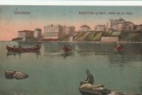 ROMANIA CARTE POSTALA - CONSTANTA HOTEL PALAS SI CAROL ( VEDERE DE PE MARE )