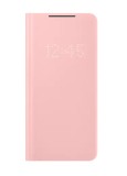 HUSA Smartphone Samsung, pt Galaxy S21+, tip smart book cover, poliuretan, Smart LED View, roz, &quot;EF-NG996PPEGEE&quot;, Plastic
