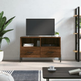 VidaXL Comodă TV, stejar maro, 80x36x50 cm, lemn prelucrat
