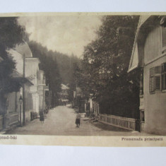 Carte postala Băile Tușnad:Promenada principală,circulată 1926
