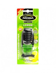 Odorizant auto Aparat Aroma Car Supreme Slim Lemon foto