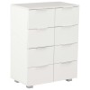 Dulap, alb extralucios, 60x35x80 cm, lemn prelucrat