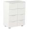 Dulap, alb extralucios, 60x35x80 cm, lemn prelucrat
