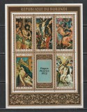 Burundi 1972 - Sfintele Pasti M/S 1v MNH