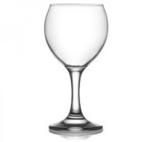 Set 24 Pahare Balon Sticla cu picior 210ml Vin rosu MISKET 549