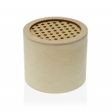 Cutie de bijuterii Circular Rattan, Versa, 13 x 11 cm, lemn