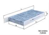 Filtru habitaclu cu carbon activ MAHLE LAK426/S