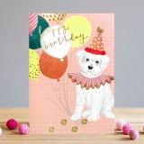 Felicitare - Birthday Dog Balloons | Louise Tiler Designs