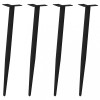 VidaXL Picioare de masă consolă formă conică 4 buc. negru 72-73 cm oțel