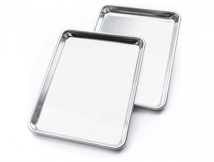 Set 2 tavi de copt din aluminiu KITCHENATICS, 24.4 x 33 cm - RESIGILAT