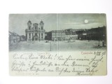 Rară! Carte poștala Timișoara circulată 1898:Piața Losonczy