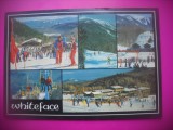 HOPCT 7581 SCHI SI JOCURI DE IARNA WHITEFACE MT SKI CENTER -SUA-AMERICA DE NORD -CIRCULATA